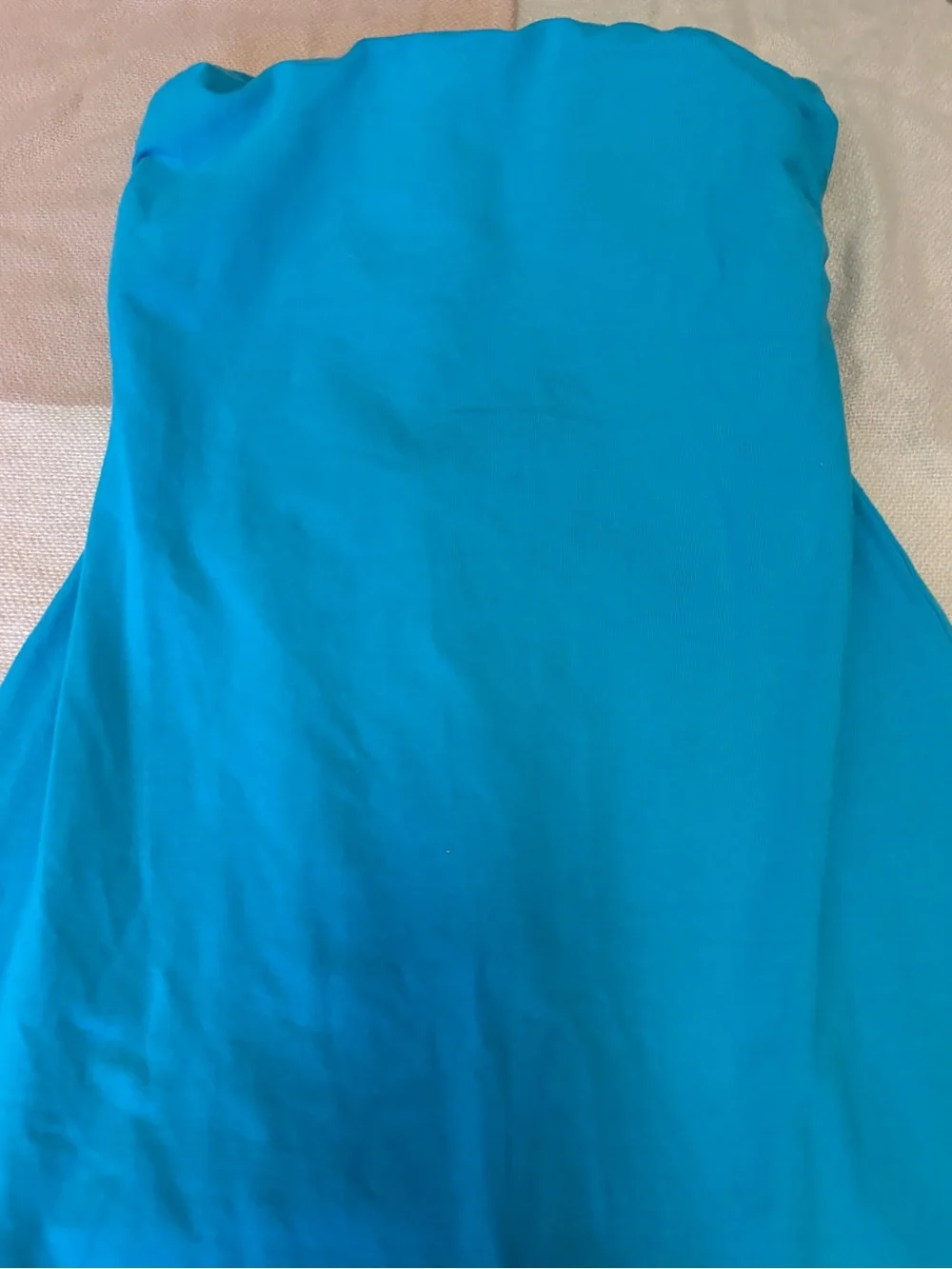 Strapless Turquoise Blue Lascana Dress